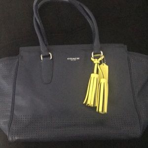 Authentic Coach Legacy Navy Bag